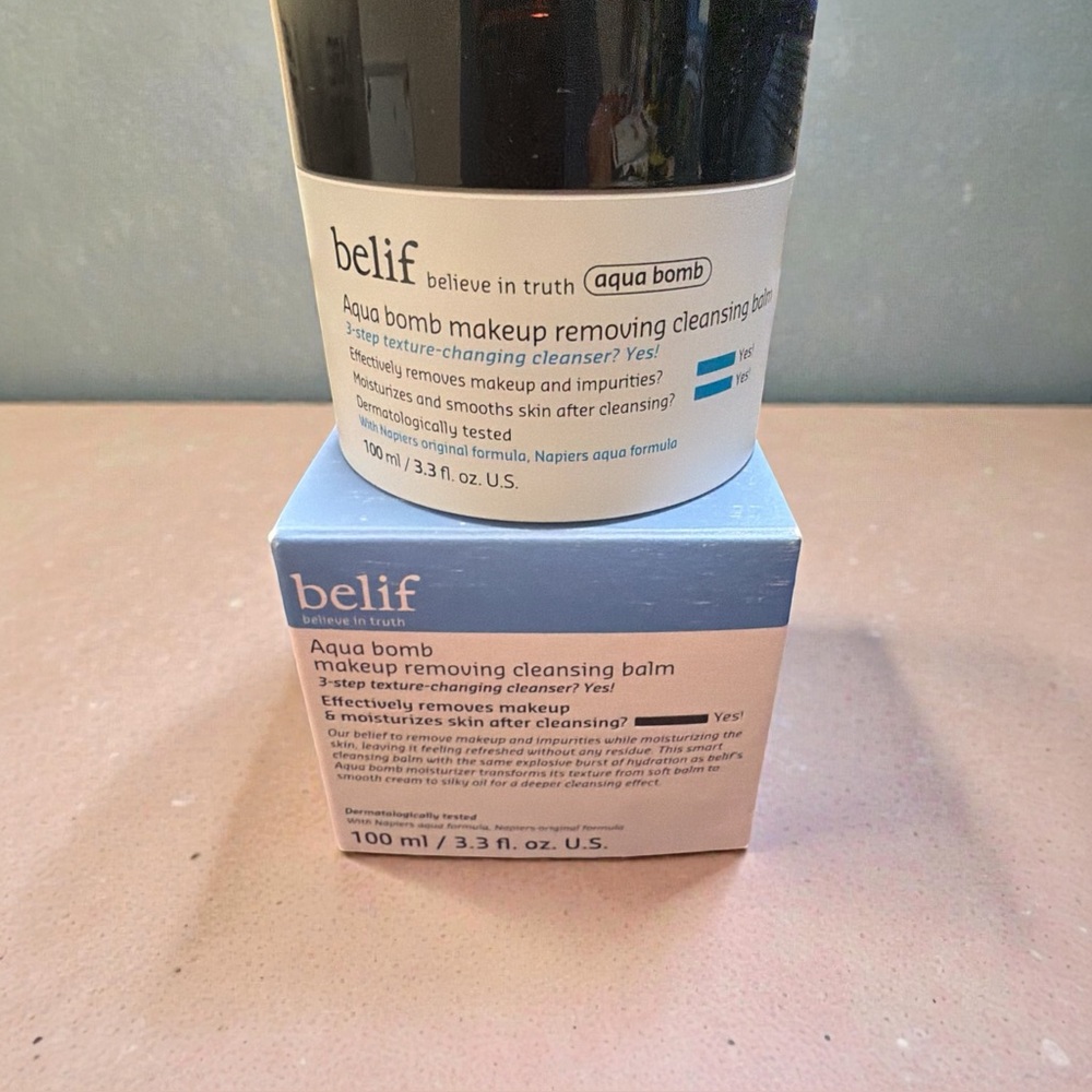 Aqua Bomb Makeup Removing Cleansing Balm - Blue